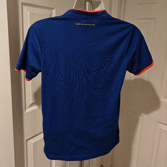 Colombia Away Jersey 2018/19 Adidas Blue Men's Size S Small Soccer Shirt - Picture 8 of 11